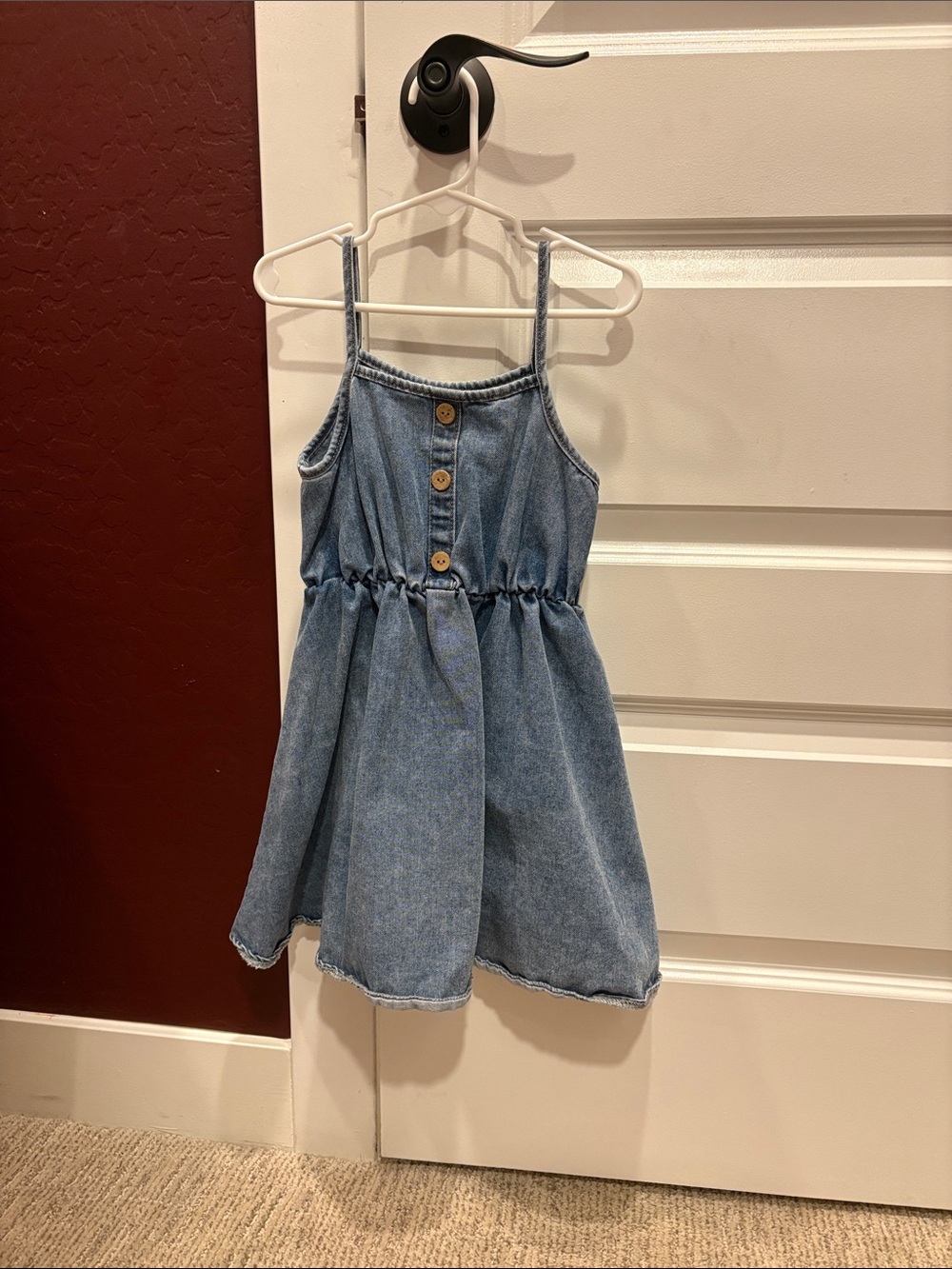 Kids Denim Button-Front Sundress